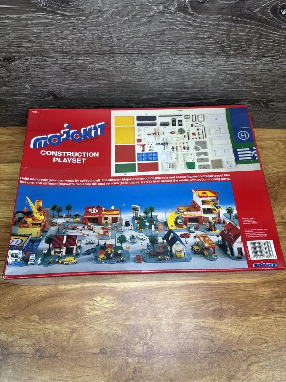 Majorette Majokit France Construction Playset Airport– 200 Pieces New